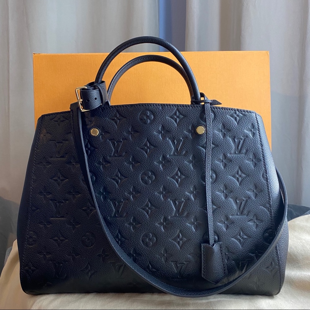 Louis Vuitton- Montaigne GM Monogram Empreinte